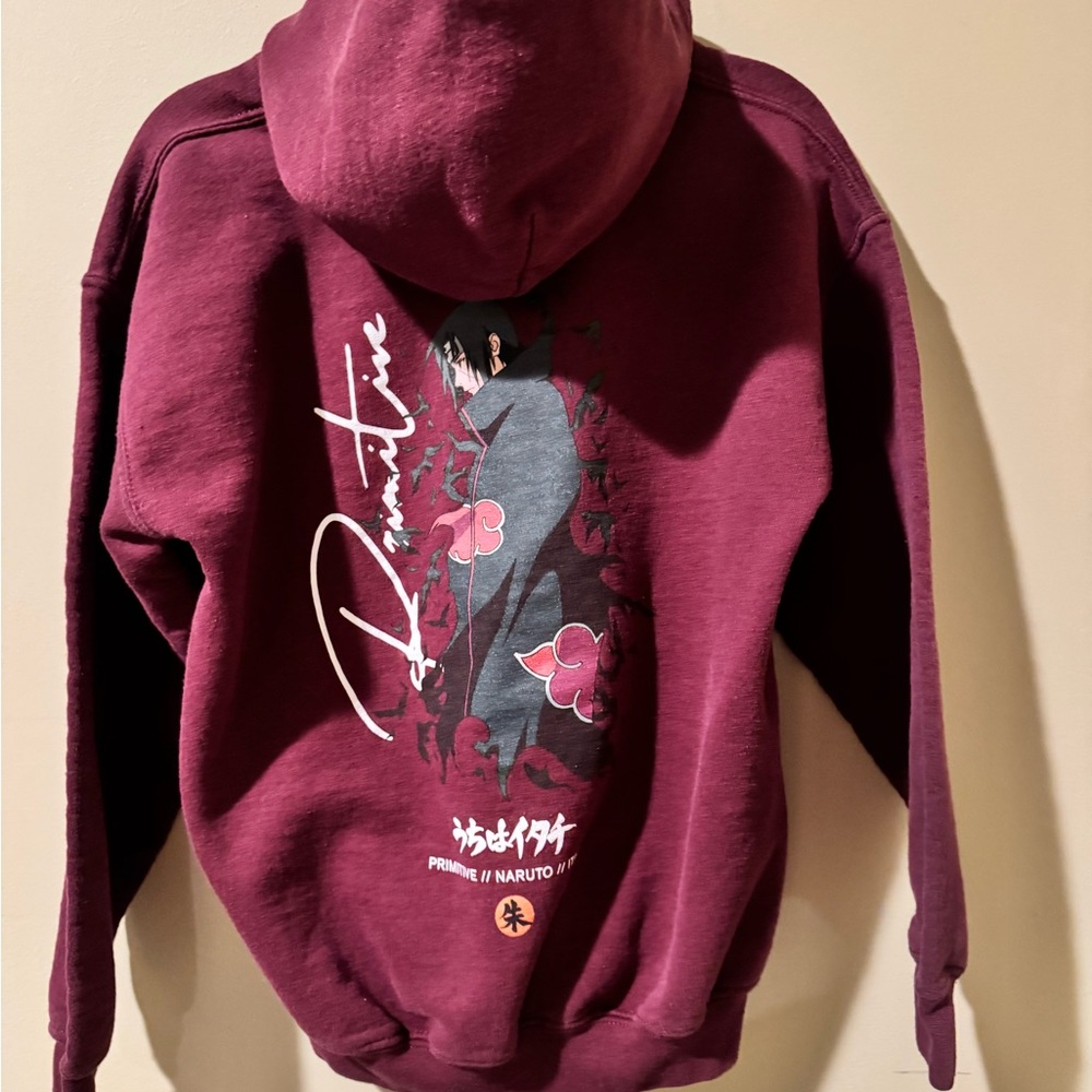 Rare print primitive Naruto hoodie, great condition, pre owned.